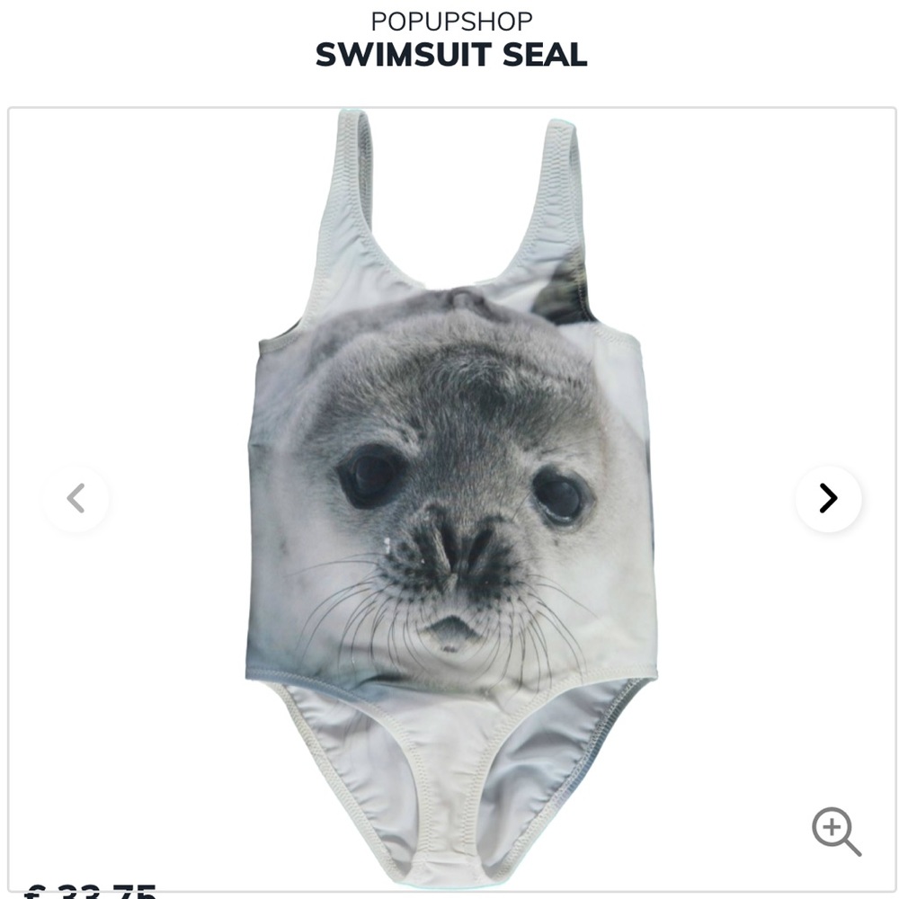 🇫🇷 Pop up shop baby swimsuit baby seal